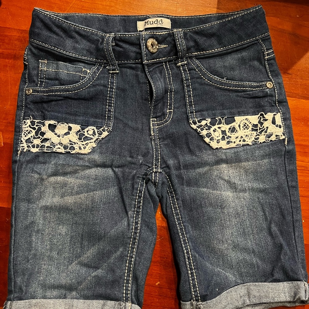 Girls Mudd Jean shorts